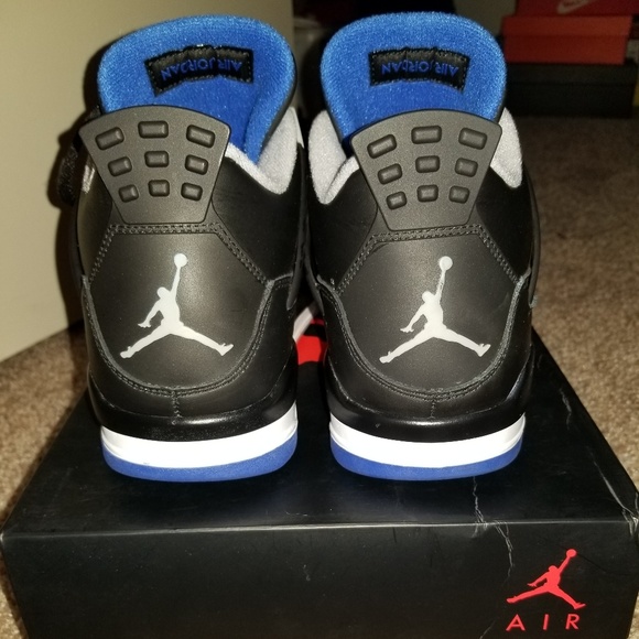 Air Jordan Retro 4 Motorsport Black - Picture 2 of 5